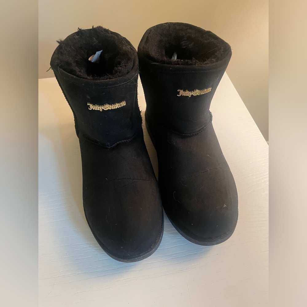Juicy Couture Black Ugg Boots
